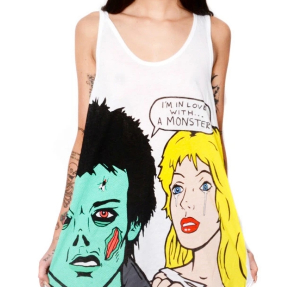 Monster PopArt Tank Dress